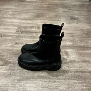 Lulu's Black Ankle Booties